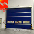 Puerta de PVC industrial rápida